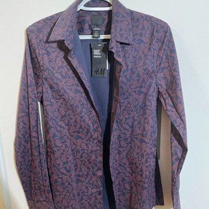 H&M Patterned Button Down Shirt